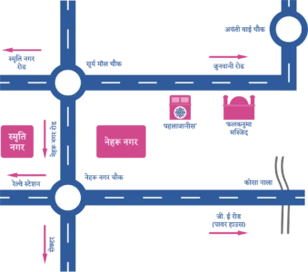 Bhilai Sketch Map