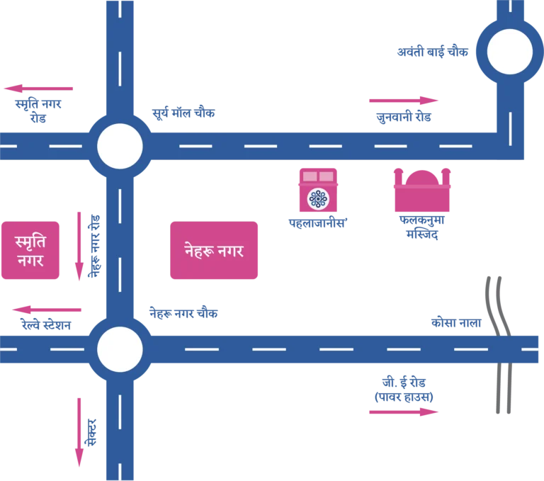 Bhilai Sketch Map