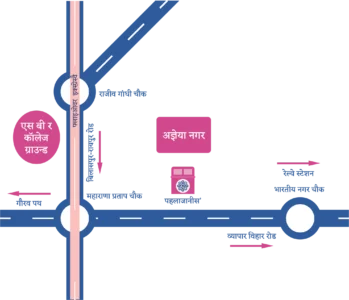 Bilaspur Sketch Map