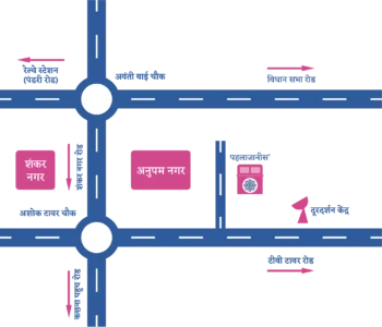 Raipur Sketch Map